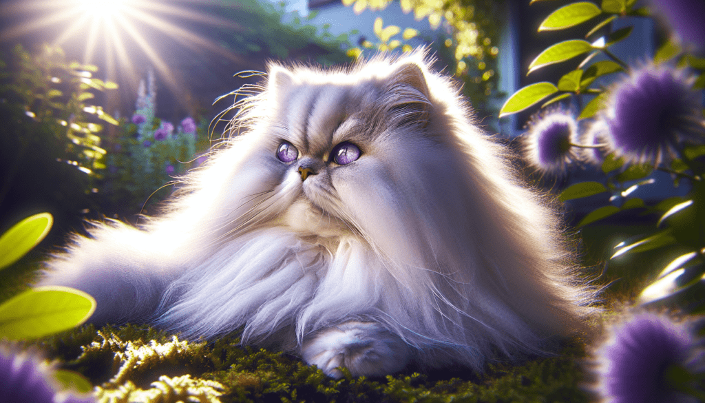 The Enchanting Beauty of a Lilac Persian Cat