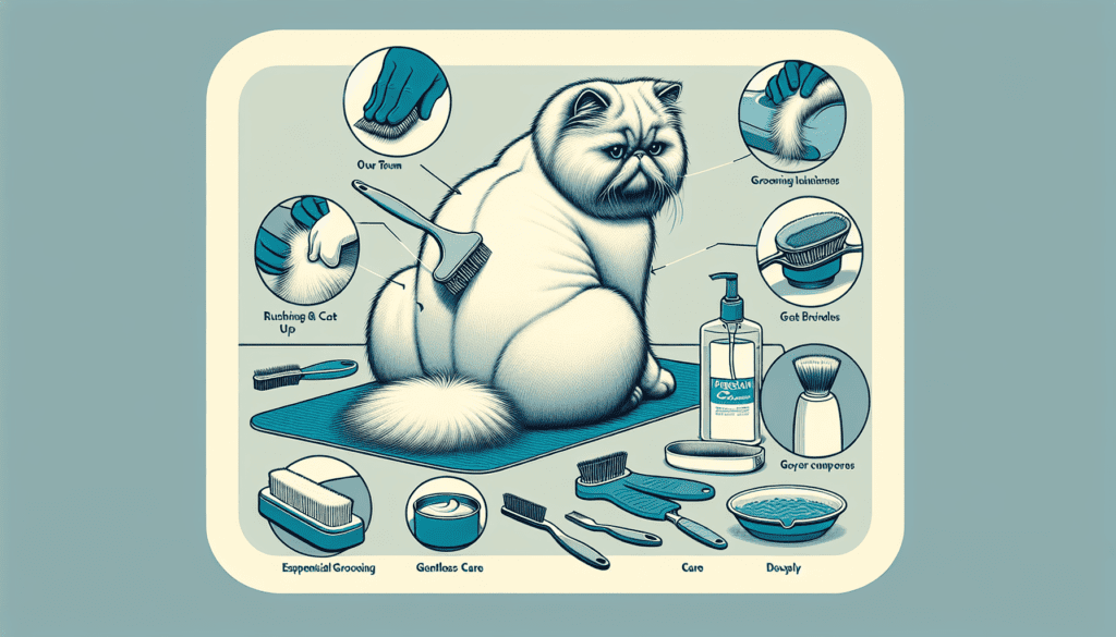 Proper Techniques for Brushing a Persian Cats Butt