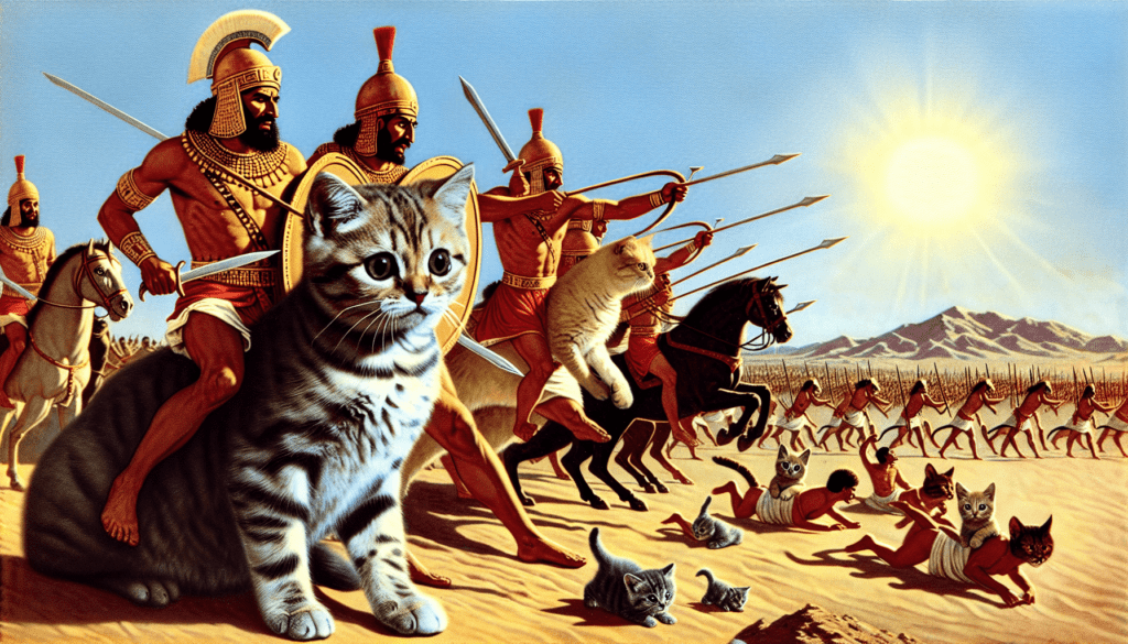 The Use of Cats as Shields by Persians against Egyptians