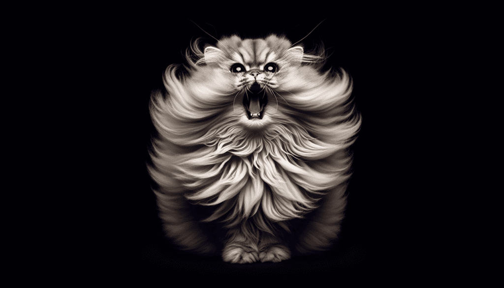 What sounds does a Persian cat make