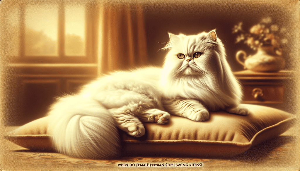 When Do Female Persian Cats Stop Having Kittens?